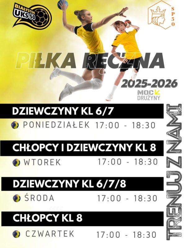 UKS50 Białystok - plakat wrzesień